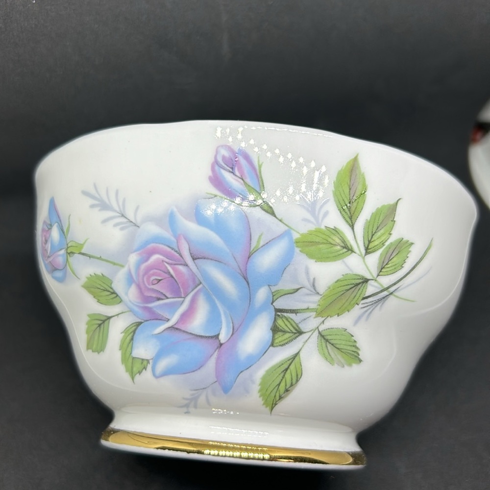 Blue Rose China Bowl Fascination